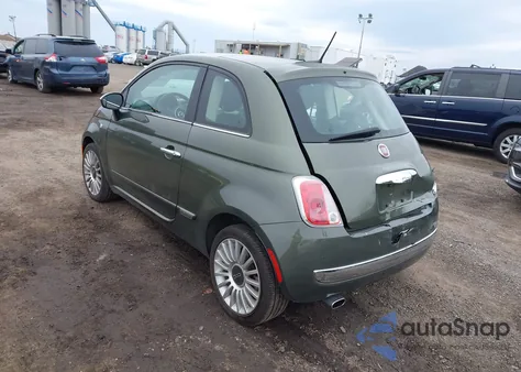 2017 Fiat 500 Lounge from USA, damaged, VIN 3C3CFFCR7HT671337